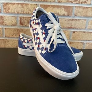 Unisex Size 10.5(mens) 12(women’s)Vans Comfycush Old Skool Autism Awareness Blue